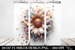 Sunflower Clipart 20 Oz Tumbler Product Image 2