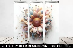 Sunflower Clipart 20 Oz Tumbler Product Image 2