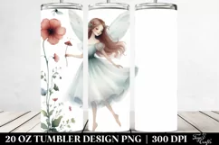 Simple Watercolor Fairy 20 Oz Tumbler Product Image 2