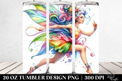 Funny Running Fairy Tumbler | 20 oz Tumbler Product Image 2