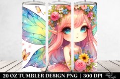 Colorful Cute Fairy Watercolor | 20 Oz Tumbler Product Image 2