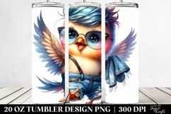 Baby Bird with Sunglasses, Transparent PNG Product Image 2