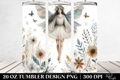 Washed Watercolor Boho Fairy | 20 oz Tumbler/br Product Image 2