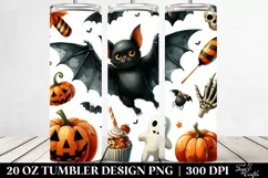 Funny Halloween Bat 20 Oz Tumbler Product Image 2