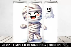 Funny Halloween Mummy 20 Oz Tumbler Product Image 2