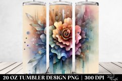 Carnation Stained Clipart 20 Oz Tumbler Product Image 2
