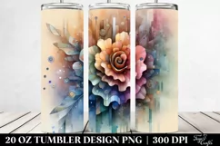 Carnation Stained Clipart 20 Oz Tumbler Product Image 2