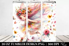 Cute Fairy Spring Petals | 20 Oz Tumbler Product Image 2