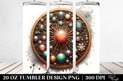 Detailed Stained Cosmos | 20 Oz Tumbler Product Image 2