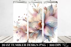 Orchid Clipart, Transparent 20 Oz Tumbler Product Image 2