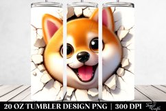 Crazy Fur Shiba Inu | 20 Oz Tumbler Product Image 2