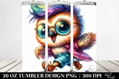 Running Baby Owl | 20 oz Tumbler Product Image 2