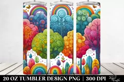 Colorful Trees Rainbow | 20 Oz Tumbler Product Image 2
