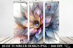 Shiny Iris Clipart, Transparent 20 Oz Tumbler Product Image 2