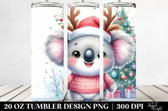 Baby Koala with Gift Box, Transparent PNG Product Image 2