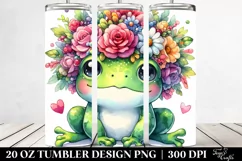 Cute Baby Frog 20 Oz Tumbler Product Image 2