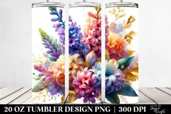 Vibrant Bouquet Gold Foil | 20 Oz Tumbler Product Image 2