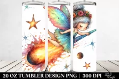 Cute Fairy Diving PNG Product Image 2