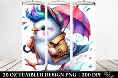 Running Baby Dove | 20 oz Tumbler Product Image 2