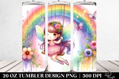 Colorful Swinging Fairy | 20 Oz Tumbler Product Image 2