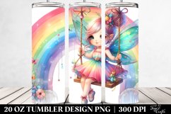 Colorful Swinging Fairy | 20 Oz Tumbler Product Image 2