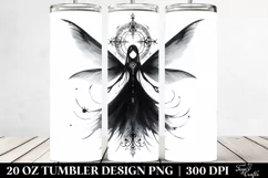 Gothic Fairy Watercolor Tumbler Design Product Image 2