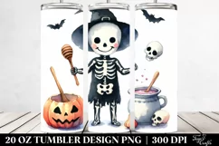 Simple Funny Haloween Clipart 20 Oz Tumbler Product Image 2