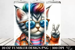 Cute Baby Cat Posing 20 Oz Tumbler Product Image 2