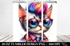 Cute Baby Cat Posing 20 Oz Tumbler Product Image 2