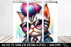Cute Baby Cat Posing 20 Oz Tumbler Product Image 2