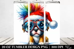 Baby Boxer with Santa Hat, High-Res PNG Product Image 2
