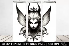 Evil Vintage Fairy Tumbler Design Product Image 2