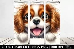 Crazy Fur Cavalier King Charles | 20 Oz Tumbler Product Image 2