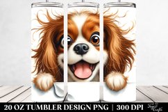 Crazy Fur Cavalier King Charles | 20 Oz Tumbler Product Image 2