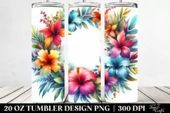 Vibrant Wreath Hawaiian | 20 Oz Tumbler Product Image 2