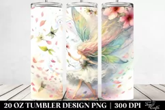 Pastel Fairy Tumbling With Spring Petals | 20 Oz Tumbler Product Image 2