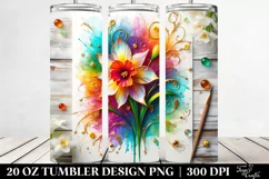 Colorful Narcissus | 20 Oz Tumbler Product Image 2