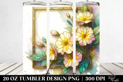 Wooden Primrose Stained 20 Oz Tumbler Product Image 2