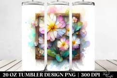 Wooden Primrose Stained 20 Oz Tumbler Product Image 2