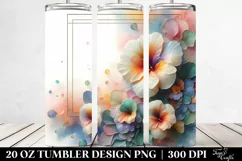 Glossy Nasturtium Sticker 20 Oz Tumbler Product Image 2