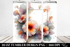 Pastel Nasturtium, Abstract 20 Oz Tumbler Product Image 2