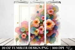 Glossy Nasturtium, Transparent 20 Oz Tumbler Product Image 2