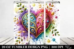 Valentines 20 Oz Tumbler Png Product Image 2