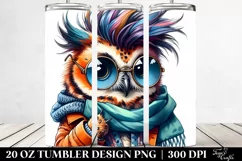 Baby Owl Posing 20 Oz Tumbler Product Image 2