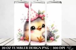 Cute Baby Bird Party Hat | 20 oz Tumbler Product Image 2