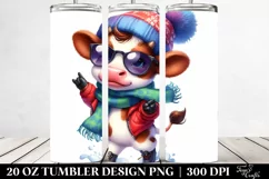 Baby Cow Dancing 20 Oz Tumbler Product Image 2