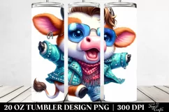 Baby Cow Dancing 20 Oz Tumbler Product Image 2