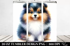 Enthusiastic Shetland Sheepdog, Halloween Clipart PNG Product Image 2