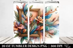 Pastel Freesia, Abstract 20 Oz Tumbler Product Image 2