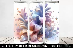 Glossy Hyacinth Sticker 20 Oz Tumbler Product Image 2